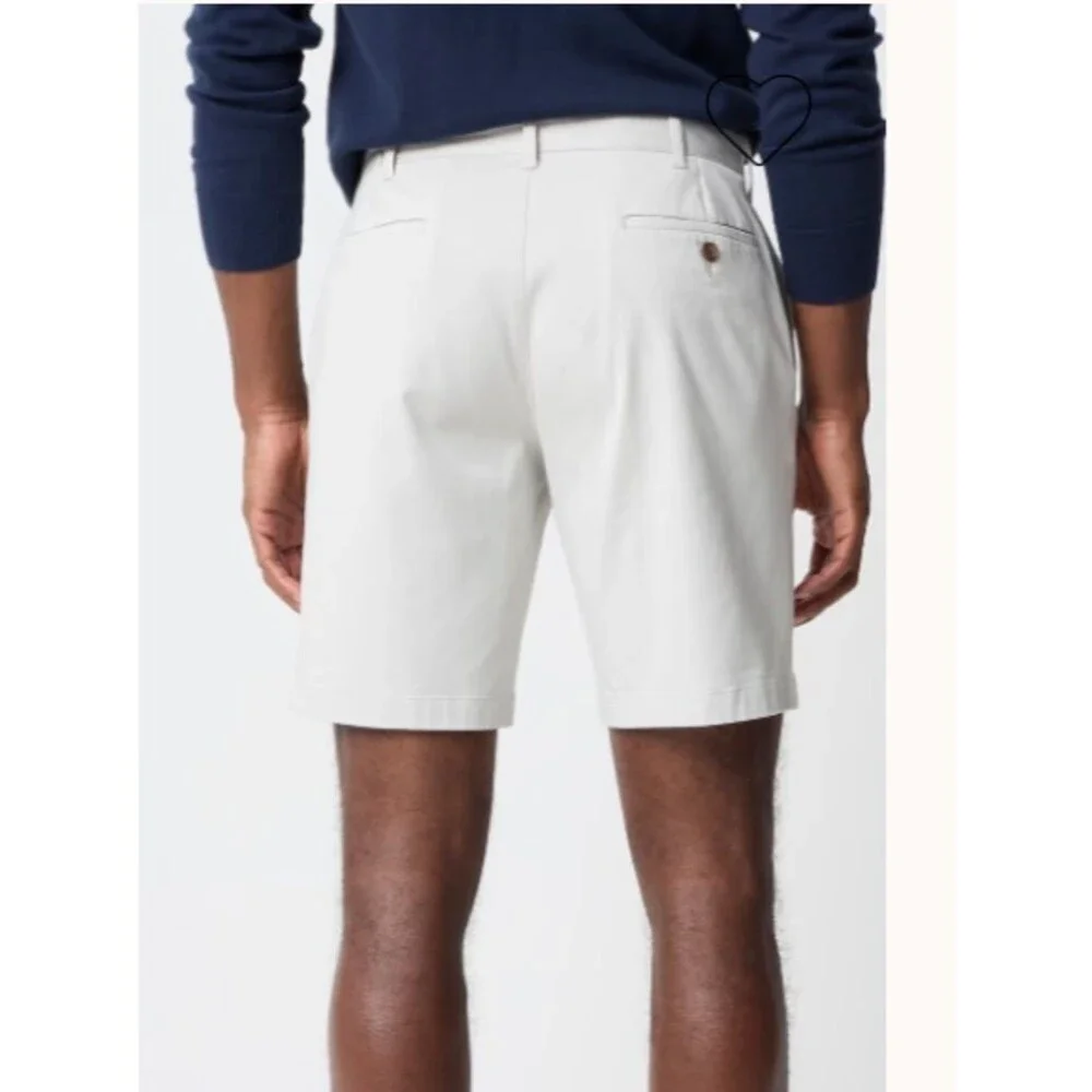 NEW J. Crew Factory Men’s 9” Flex Chino Shorts Stone Size Waist 40